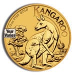 1/2 oz Australian Kangaroo/Nugget Gold Coin (Year Varies)