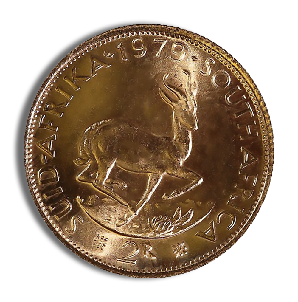 South Africa 2 Rand Gold Coin South Africa 2 Rand Gold Coin - Image 1