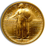 2016-W 1/4 oz Gold Standing Liberty Centennial Coin w/OGP
