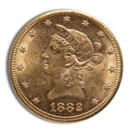 $10 Gold Liberty Eagle - BU