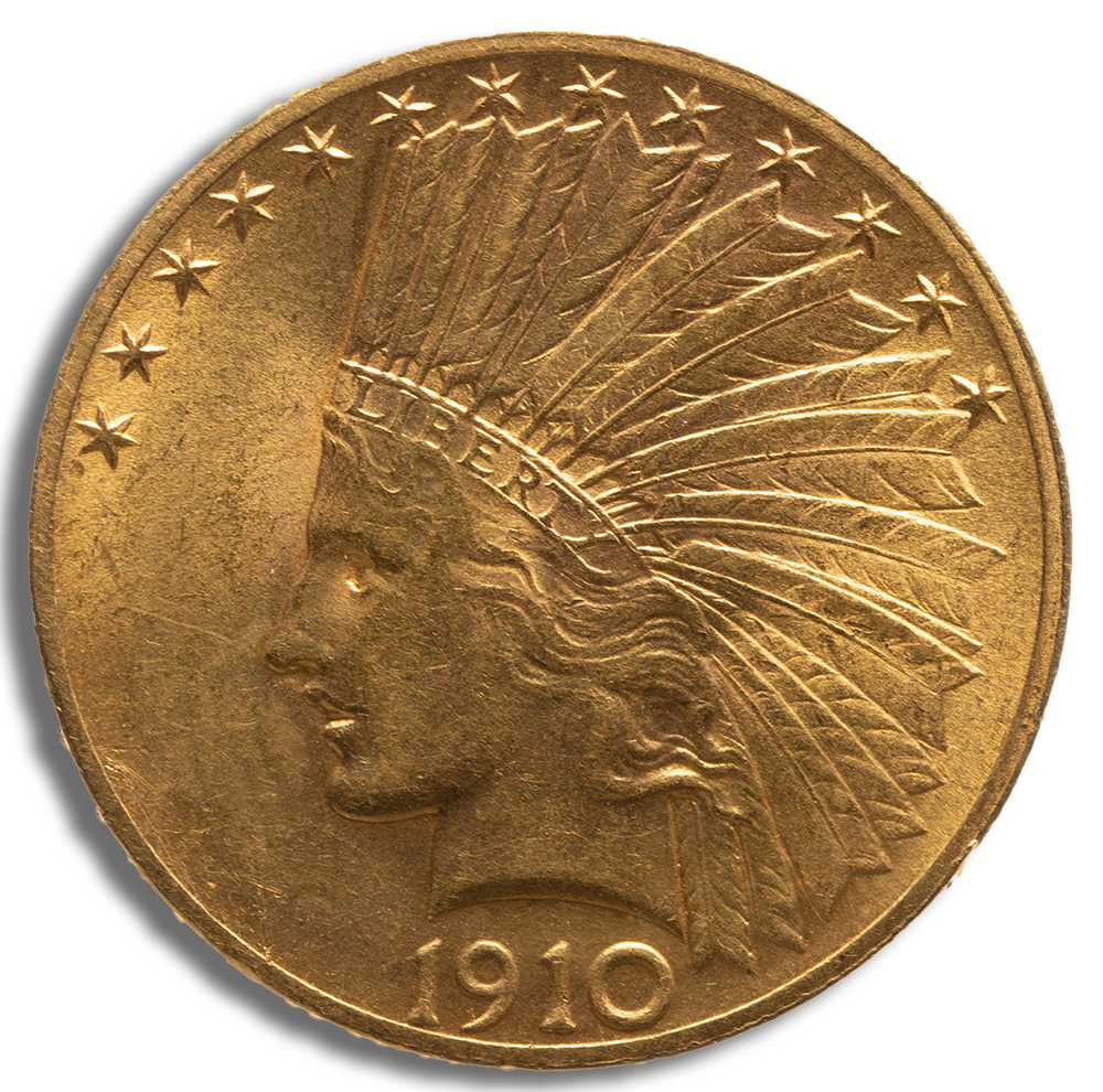 $10 Gold Indian Eagle - AU $10 Gold Indian Eagle - AU - Image 1