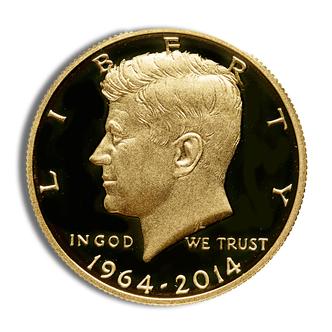 2014-W 3/4 oz JFK Half Dollar Gold Coin (Box & COA) 2014-W 3/4 oz JFK Half Dollar Gold Coin (Box & COA) - Image 1