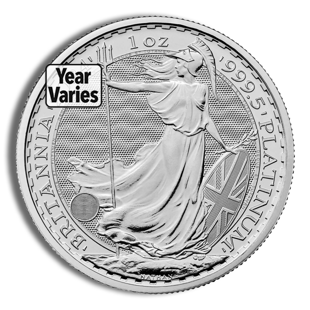 Platinum Britannia - 1 oz (Year Varies) Platinum Britannia - 1 oz (Year Varies) - Image 1