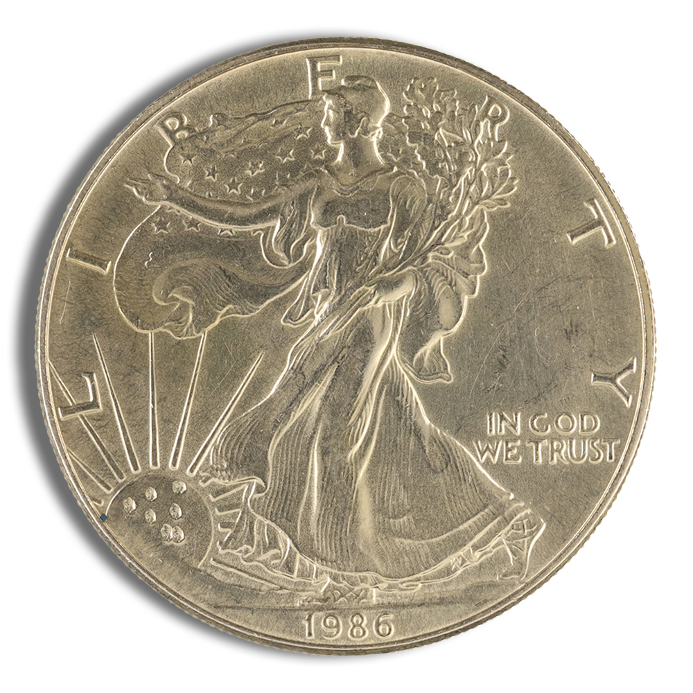 1986 Silver Eagle - Impaired 1986 Silver Eagle - Impaired - Image 1