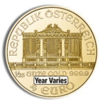 1/25 oz Austrian Philharmonic Gold Coin (Year Varies) - Image 2