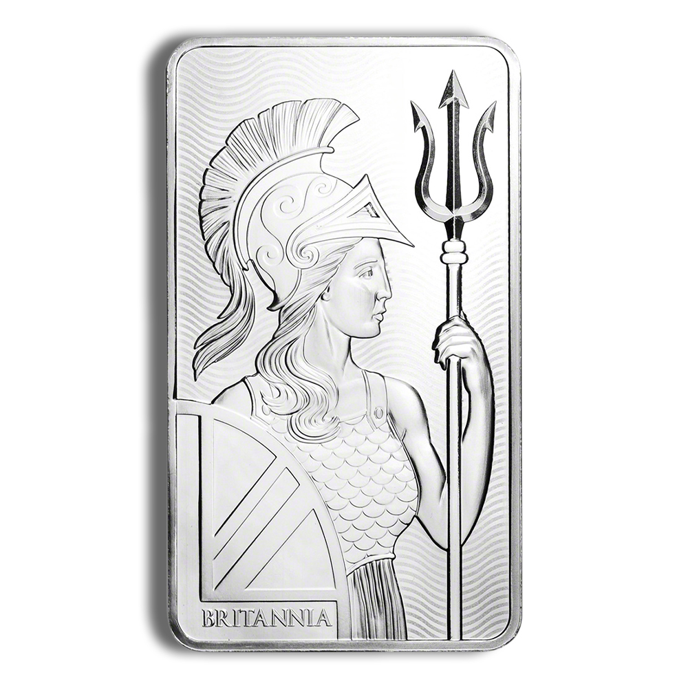 10 oz Silver Bar - Britannia 10 oz Silver Bar - Britannia - Image 1