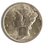 $1 FV 90% Silver Mercury Dimes - BU