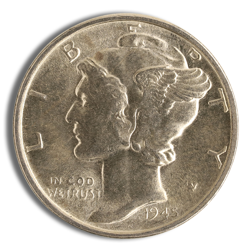 $1 FV 90% Silver Mercury Dimes - BU $1 FV 90% Silver Mercury Dimes - BU - Image 1
