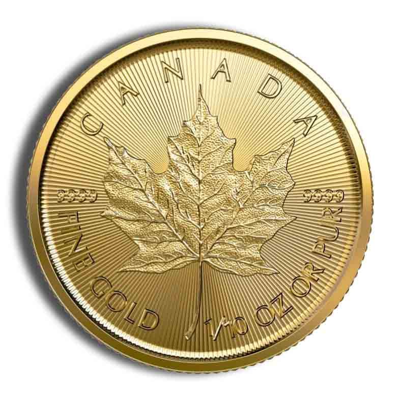 1/10 oz Gold Maple Leaf (Year Varies - Sealed) 1/10 oz Gold Maple Leaf (Year Varies - Sealed) - Image 1