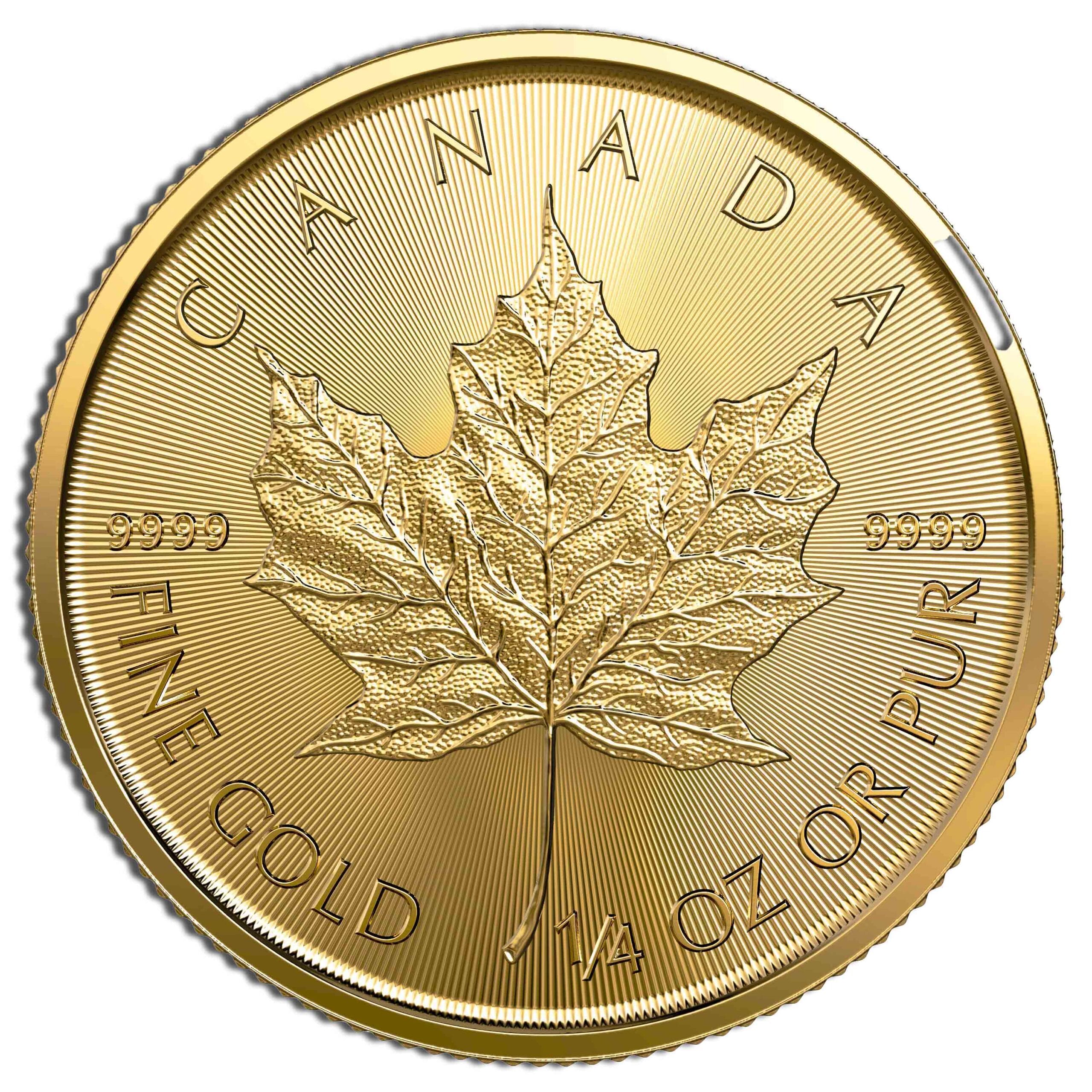 1/4 oz Gold Maple Leaf - Sealed (Year Varies) 1/4 oz Gold Maple Leaf - Sealed (Year Varies) - Image 1
