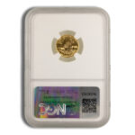 1992 1/10 oz Gold Eagle $5 NGC MS69 - Image 2