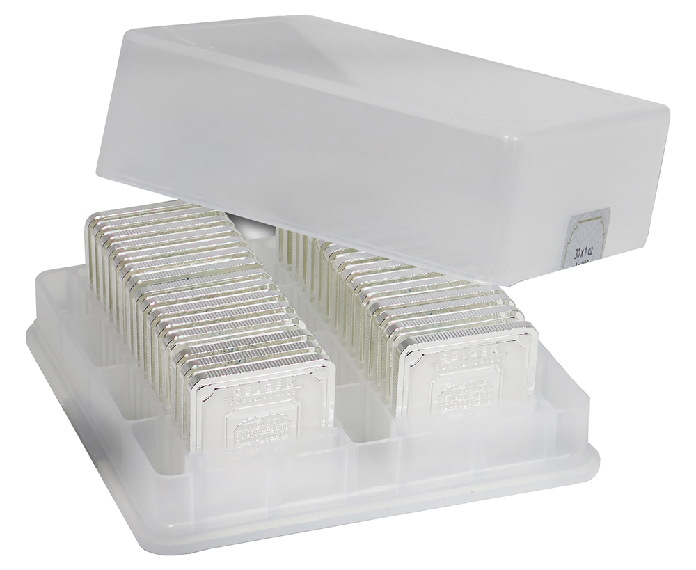 30 x 1 gram Silver Geiger Bar Box 30 x 1 gram Silver Geiger Bar Box - Image 1