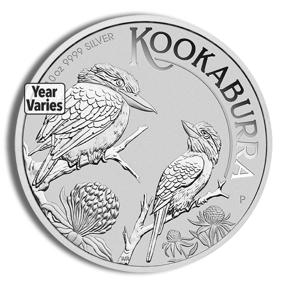 Australian Silver Kookaburra - Kilo - BU (Year Varies) Australian Silver Kookaburra - Kilo - BU (Year Varies) - Image 1