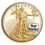 1 oz Proof Gold Eagle - Box/COA (Date Varies) - Image 2
