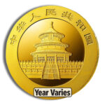 30 gram China Gold Panda - BU - Unsealed (Year Varies) - Image 2