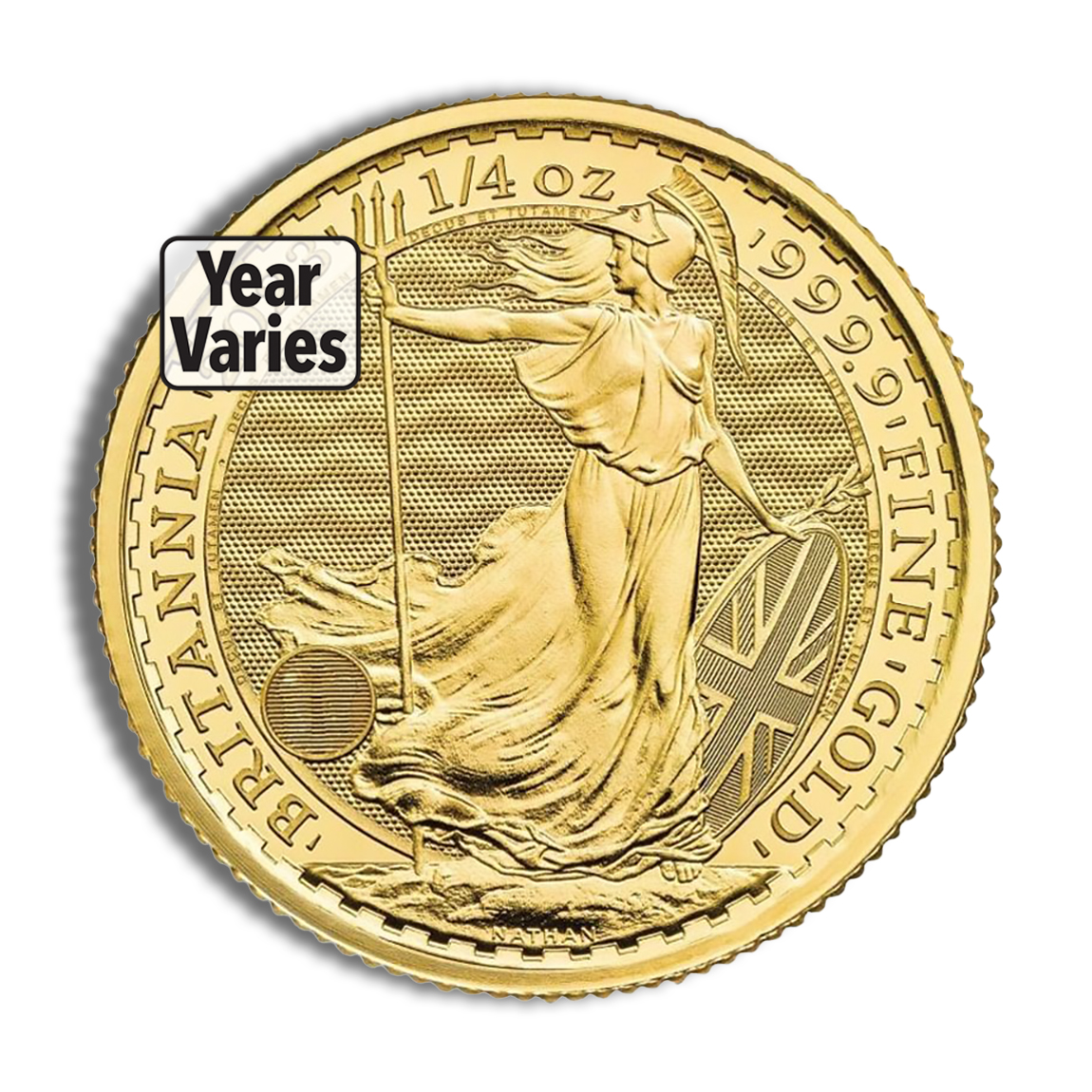 1/4 oz Gold Britannia (Year Varies) 1/4 oz Gold Britannia (Year Varies) - Image 1