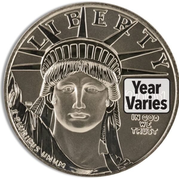 1/2 oz Platinum Eagle - BU (Date Varies)