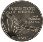 1/2 oz Platinum Eagle - BU (Date Varies) - Image 2