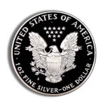 1986-S Proof Silver Eagle with Box & COA - Image 3