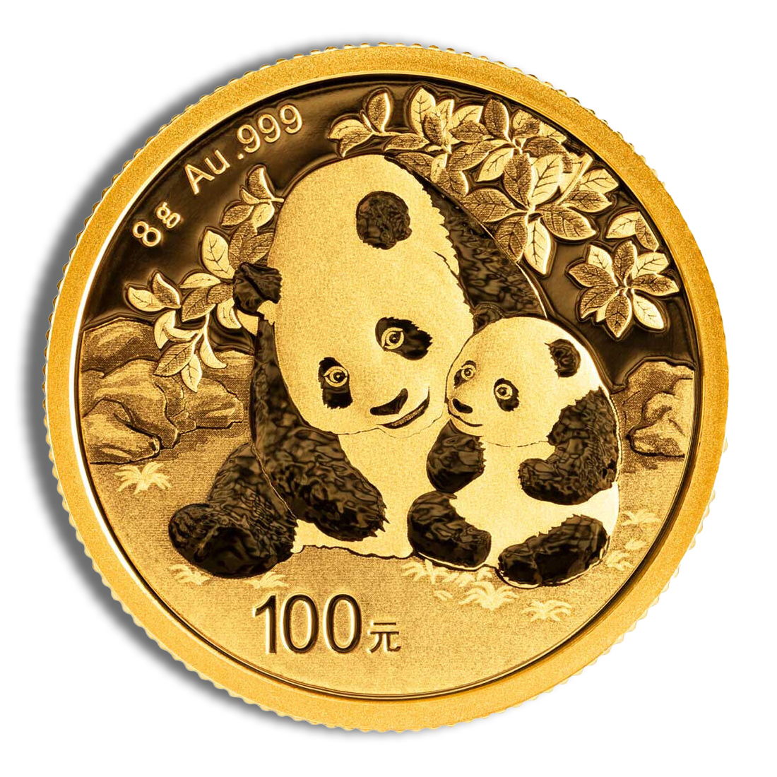 8 gram China Gold Panda - BU - Unsealed (Year Varies) 8 gram China Gold Panda - BU - Unsealed (Year Varies) - Image 1