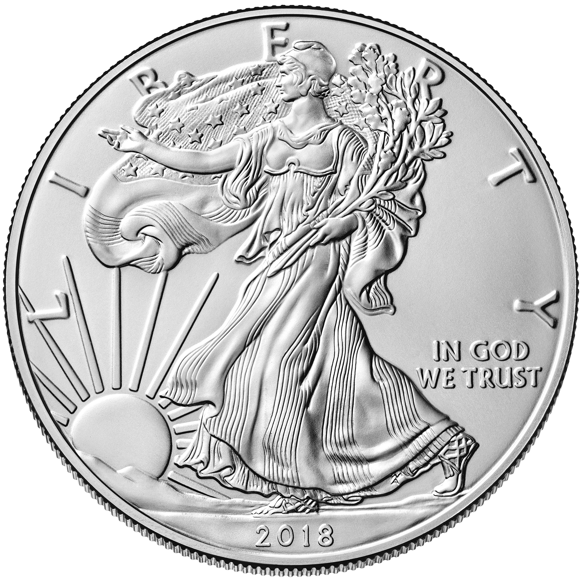 2018 Silver American Eagle - BU 2018 Silver American Eagle - BU - Image 1