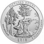 2018 5 oz ATB Pictured Rocks Silver Coin - BU