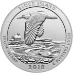 2018 5 oz ATB Block Island Silver Coin - BU