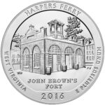 2016 5 oz ATB Harpers Ferry Silver Coin - BU