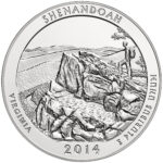 2014 5 oz ATB Shenandoah Silver Coin - BU