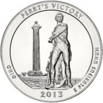 2013 5 oz ATB Perry's Victory Silver Coin - BU