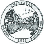 2011 5 oz ATB Chickasaw Silver Coin - BU