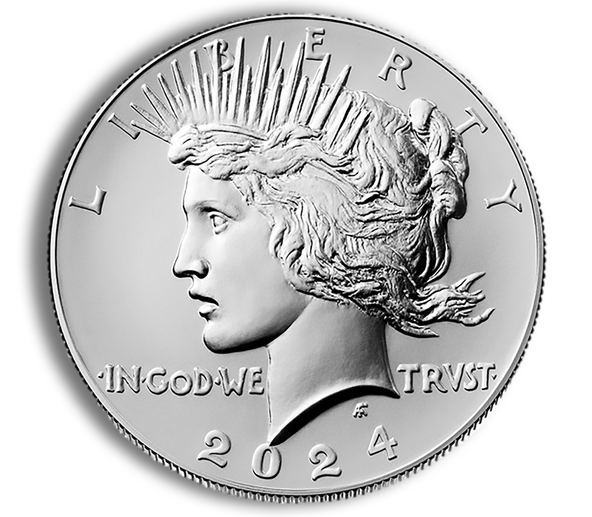 2024-P Peace Silver Dollar w/Box & COA 2024-P Peace Silver Dollar w/Box & COA - Image 1