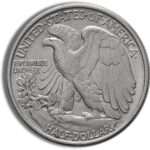 $1 FV 90% Silver Walking Liberty Half Dollars - AU - Image 2