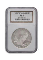 2008-P $1 Bald Eagle Silver Commem - NGC MS70