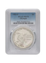 1983-P $1 LA Olympic Silver Commem - PCGS MS70 - Image 2