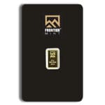 1/2 gram Gold Bar - Frontier Mint (Carded)