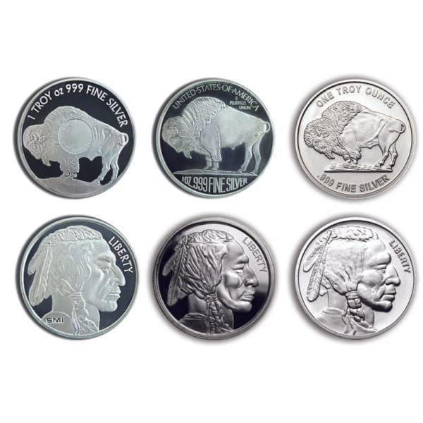 1 oz Silver Round - Buffalo Design