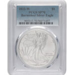 2022-W Burnished Silver Eagle PCGS SP70