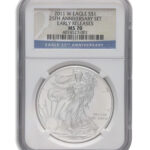 2011-W Burnished Silver Eagle NGC MS70 ER