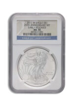 2011-W Burnished Silver Eagle NGC MS70 ER