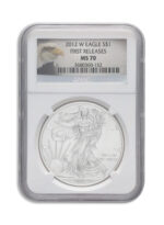 2012-W Burnished Silver Eagle NGC MS70 ER