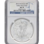 2013-W Burnished Silver Eagle NGC MS70 ER