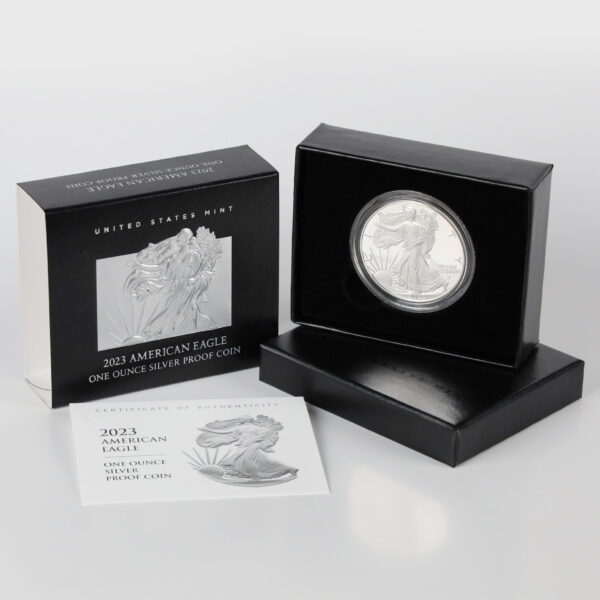 2023-W Proof Silver Eagle with Box & COA