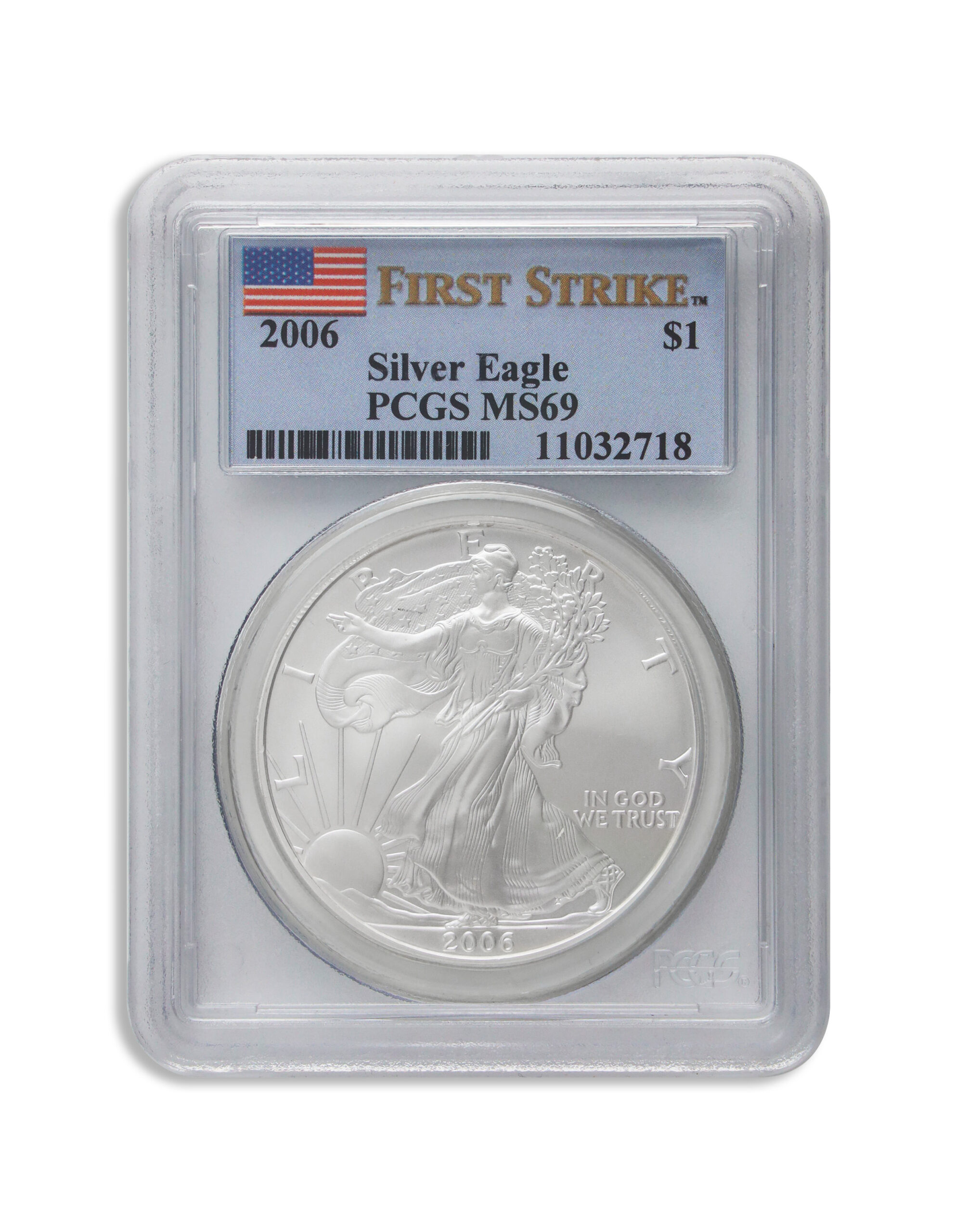 2006 Silver Eagle PCGS MS69 2006 Silver Eagle PCGS MS69 - Image 1