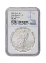 2021 Silver Eagle NGC MS70 Early Releases (Type 1)