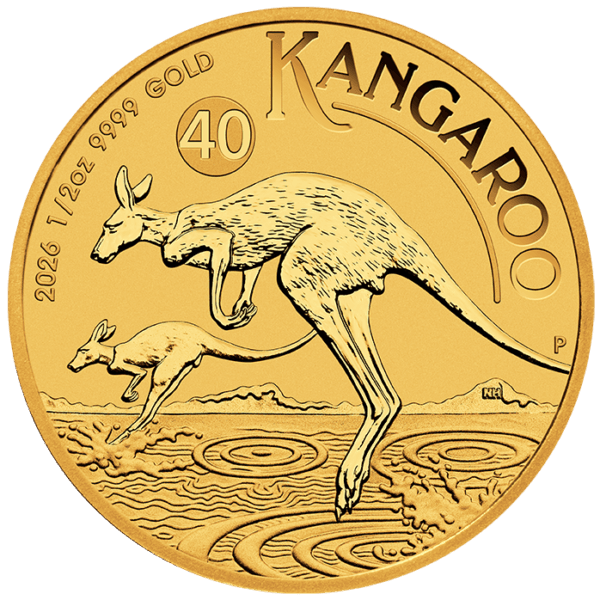 2026 1/2 oz Australian Kangaroo Gold Coin