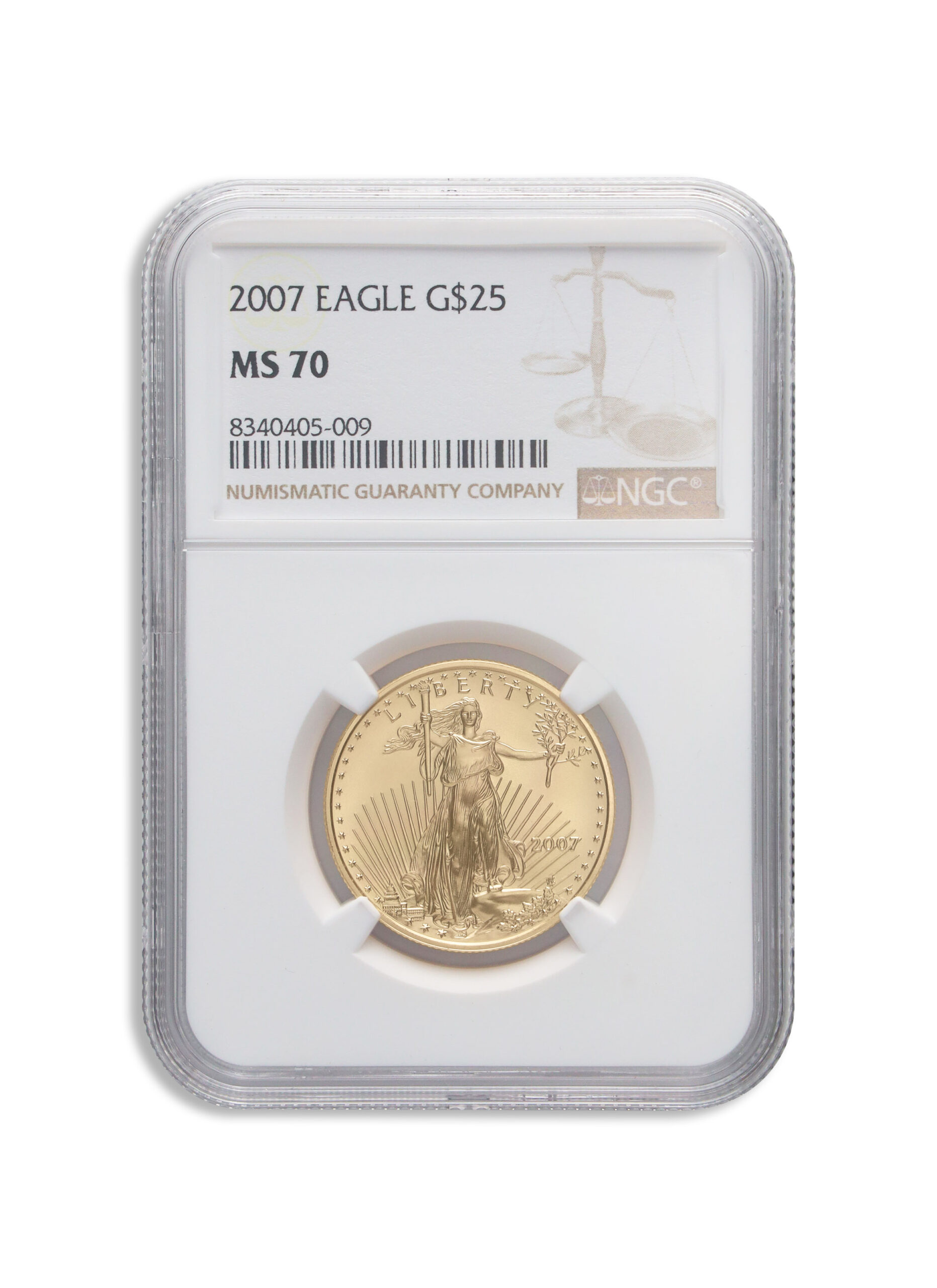 2007 1/2 oz Gold Eagle $25 NGC MS70 2007 1/2 oz Gold Eagle $25 NGC MS70 - Image 1