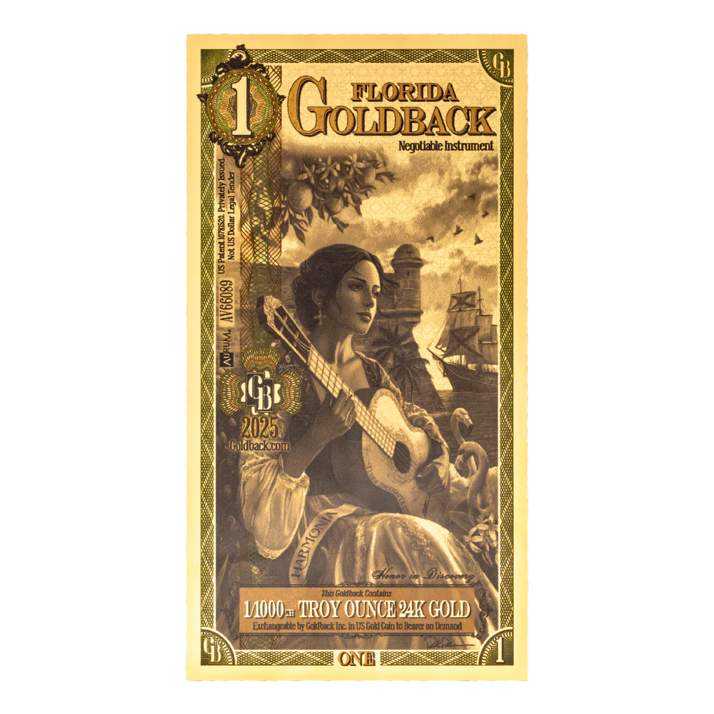 Florida 1 Goldback Florida 1 Goldback - Image 1