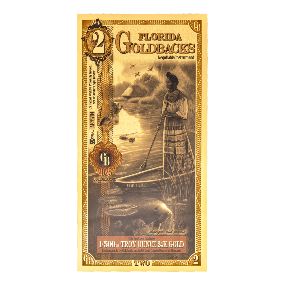 Florida 2 Goldback Florida 2 Goldback - Image 1