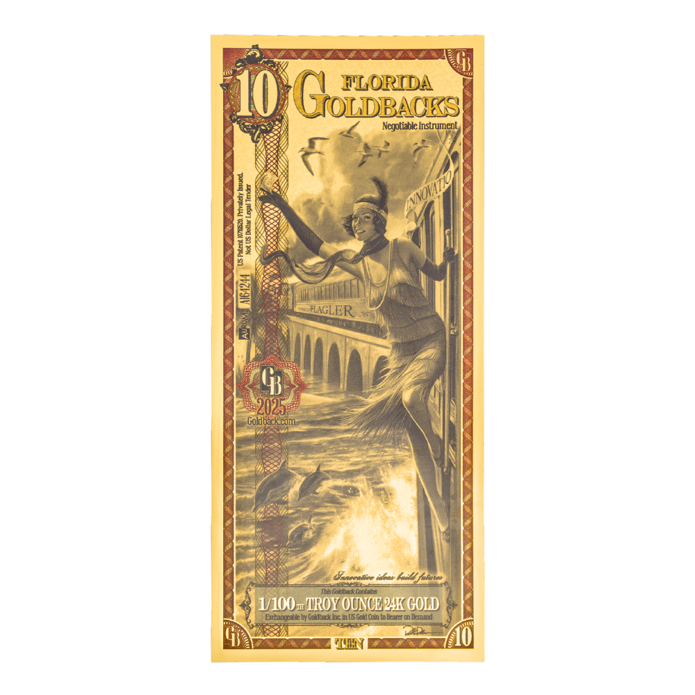 Florida 10 Goldback Florida 10 Goldback - Image 1